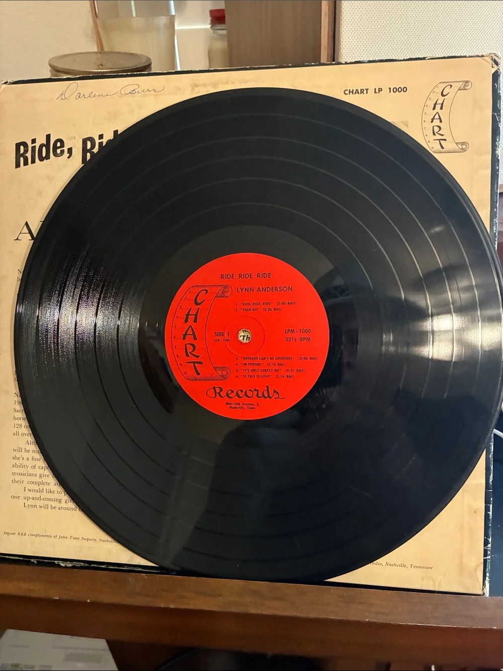 - Ride, Ride, Ride (Black Vinyl Cover) - Picture 4 of 4